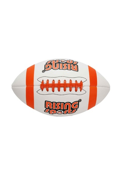Beyaz Renkli Amerikan Futbol Topu 16 Cm Çap 400 Gr. Dayanıklı Antrenman Ve Oyun Topu Beyaz