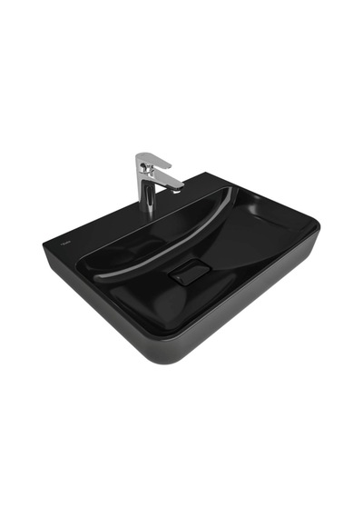 Kale Zero 2.0 60x45 Cm Siyah Dikdörtgen Tezgah Üzeri Lavabo