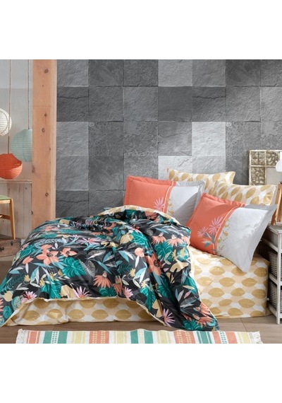 Kingsize Poplin Nev A Oranj Renkli