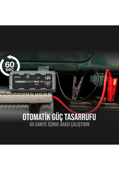 Noco Genius Gb250 12V 5250Amp Ultrasafe Lityum Akü Takviye +    Powe