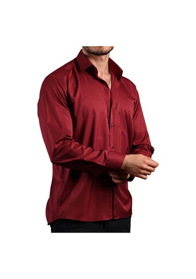 Dicotto Bordo Büyük Beden Rahat Kesim Micro Kumaş Kol Düğmeli Regular Fit Erkek Gömlek - 190-13 001