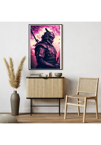 Samuray No Surrender 60x82 8684660336888 Pvc Çerçevesiz Tablo
