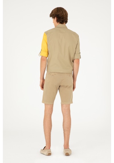 U.s. Polo Assn. Erkek Açık Haki Şort / Bermuda 50283948-vr183 Açık Haki