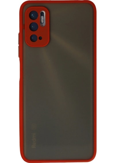 Xiaomi Redmi Note 10 5g Kılıf Montreal Silikon Kapak - Kırmızı