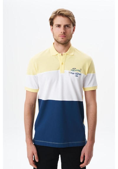 AR-MA Arma Erkek Regular Fit % 100 Pamuk Pike Polo Yaka Tişört Y29374355302 Sarı
