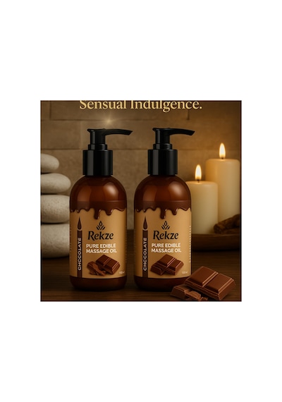 2 Adet Çikolata Aromalı Bay Ve Bayanlara Uygun Vücut Masaj Yağı 120 Ml - 270540370