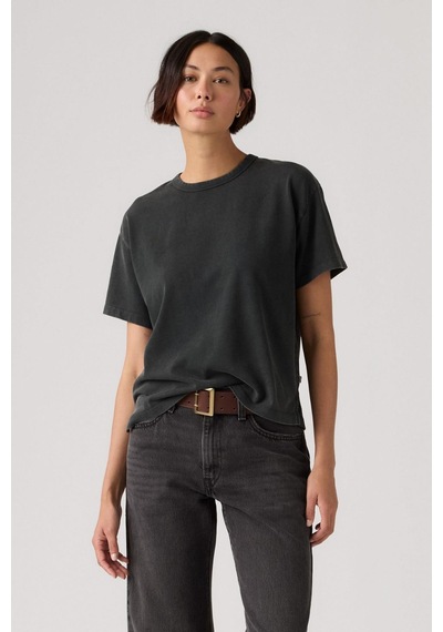 Levi's Vintage Ss 90s Fade Washed Siyah Kadın T-shirt-12984 Siyah