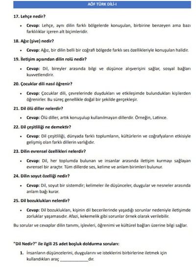Aöf İngilizce 1 - 2 Yardımcı Kitap