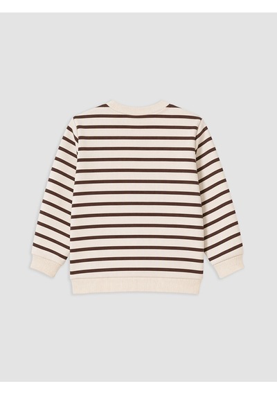 LC Waikiki Lcw Baby Kahverengi Yılbaşı Temalı Erkek Bebek Takım Brown Strıped