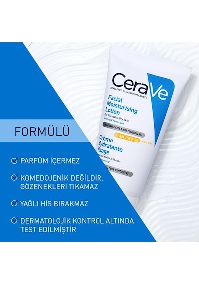 Cerave Nemlendirici Yüz Kremi Spf30 52 Ml