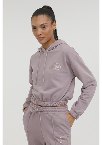 Lumberjack W-gf23 Bena Hoodıe 2pr Pastel Mor Kadın Sweatshirt 000000000101185088 Mor
