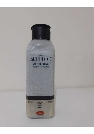 Akrilik Boya 3647 Gri 140ml. Gri