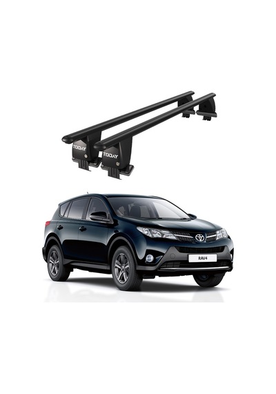 Royal Toyota Rav 4 2012-2018 Uyumlu Siyah Kilitli Ara Atkı Port Bagaj Tavan Barı