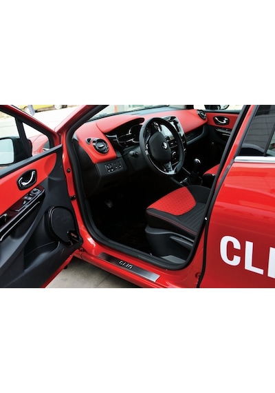 Renault Clio 4 Krom Kapı Eşiği 4 Parça 2012 Sonrası