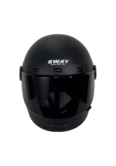 Kask Sway SW-6 Retro Mat Siyah
