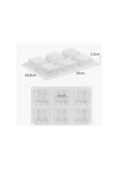 Cloud Silikon Kalıp Beyaz Ecmelnm460 Genel