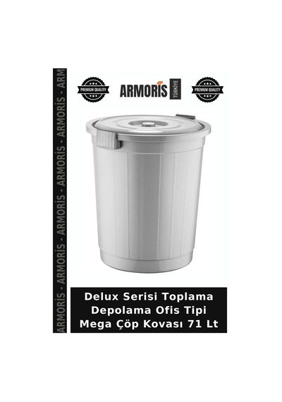 Delux Serisi Toplama Depolama Ofis Tipi Mega Çöp Kovası 71 Lt