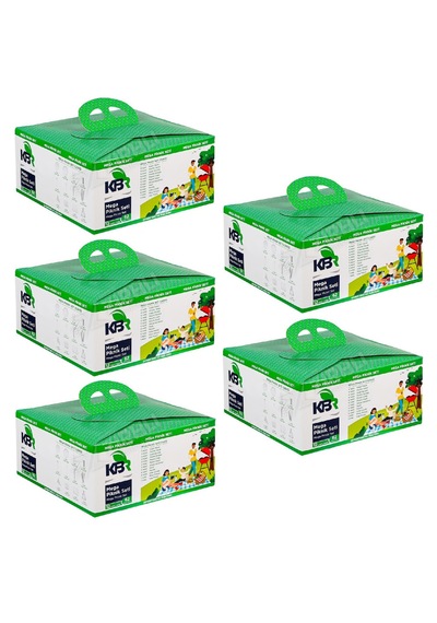 Kbr Mega Piknik Seti 12 Çeşit 62 Parça X 5 Set Çok Renkli