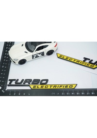 Dk Tuning Benz Turbo Electrified Çamurluk Yanı Sarı Logo Amblem