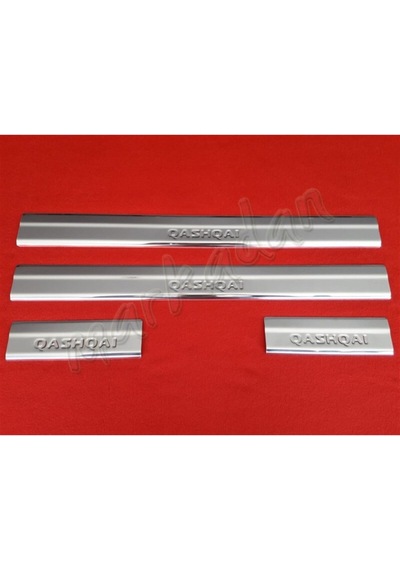 Markadan Nissan Qashqai Krom Kapı Eşiği 2007-2014 4 Parça  Paslanm