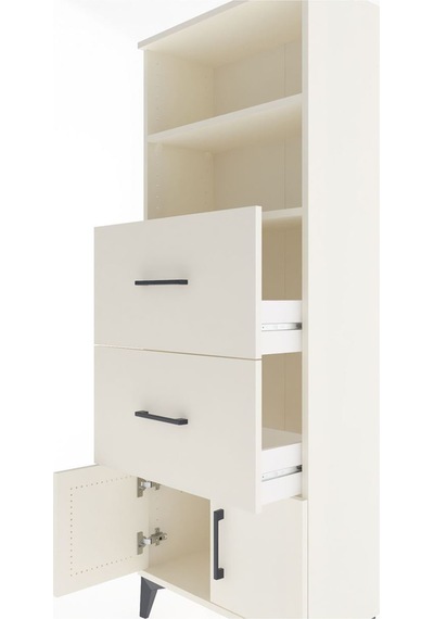 Arges Dolap 2 Raflı 2 Çekmeceli 2 Kapaklı 60x30x163 Aytaşı-ay... Aytaşı