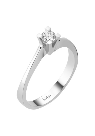 Sirius G Renk 0,18 Ct Pırlanta Tektaş Yüzük 0815R0082
