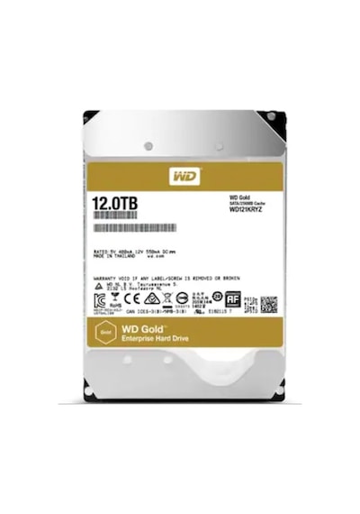 WD WD121KRYZ Gold 3.5" 12 TB 256 MB 7200 RPM SATA 3 HDD