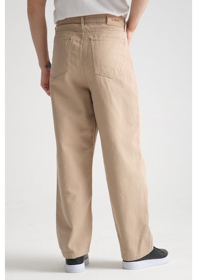 Redline Canvas Pamuk Baggy Pantolon Bej