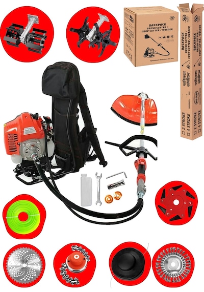 Deko Turkey DK8120 8 Başlıklı Set 20HPX Sırt Tipi Tırpan