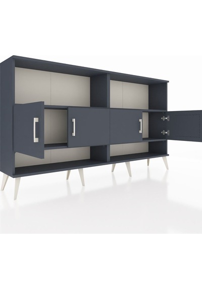 Arges Konsol 4 Raflı 4 Kapaklı 176x30x99 Antrasit-antrasit Antrasit-antrasit Arges Konsol 4 Raflı 4 Kapaklı 176x30x99 Antrasit-antrasit Antrasit-antrasit