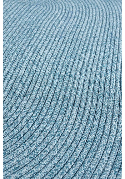 Cesta El Yapımı Örgü Turkuaz Kilim 80x120 4005 Turkuaz