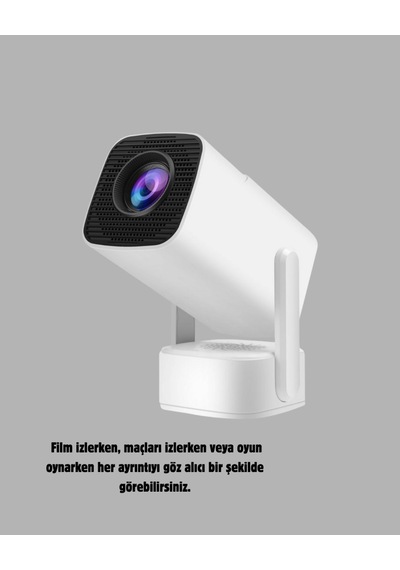 720p Hd Projeksiyon Cihazı - Uzun Ömürlü Ampul Canlı Renkler Ve Evde Sinema Keyfi