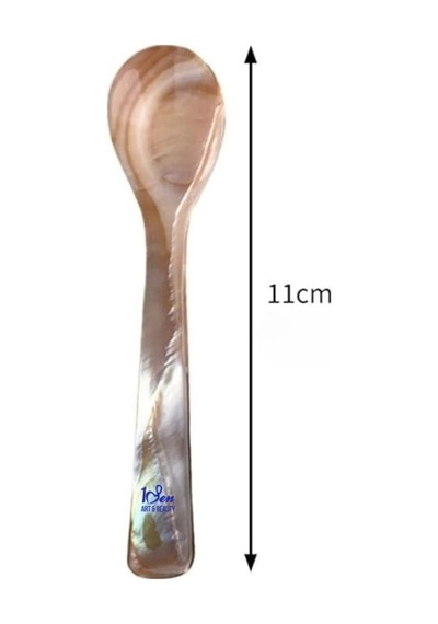 1senartbeauty Yüz Masaj Kaşığı Deniz Opal Taşı %100 İnci Annesi