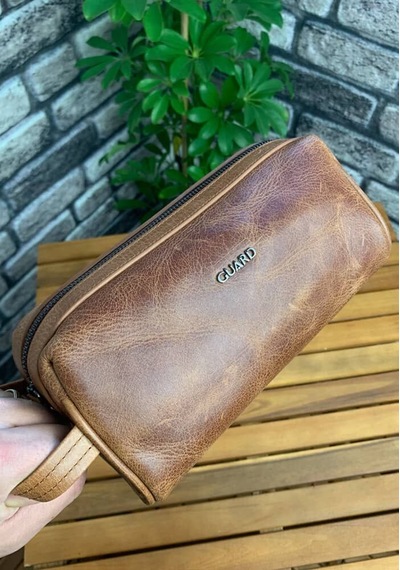Guard Antik Taba Unisex Hakiki Deri El Çantası // Grd260701wt474 Çok Renkli