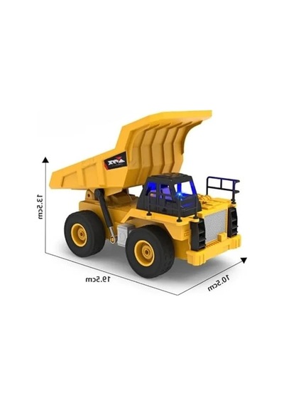 Uzaktan Kumandalı Işıklı İnşaat Makineleri, 1:16 Ölçek, Çeşitli Araçlar