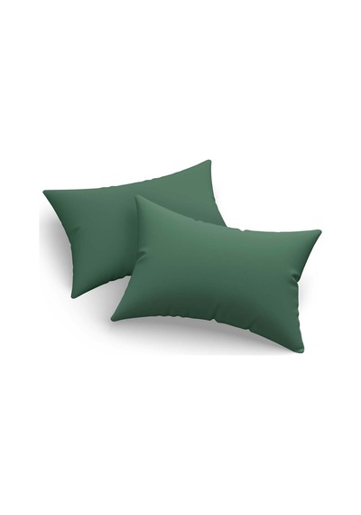 Eponj Home 2'li Yastık Kılıfı Monstera Kombin Yeşil