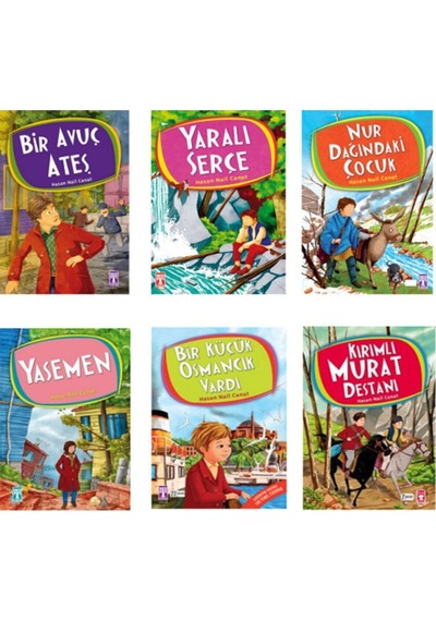 Hasan Nail Canat - 6 Kitap Set - Bir Küçük Osmancık Vardı Serisi Telefon Tutucu Hediye
