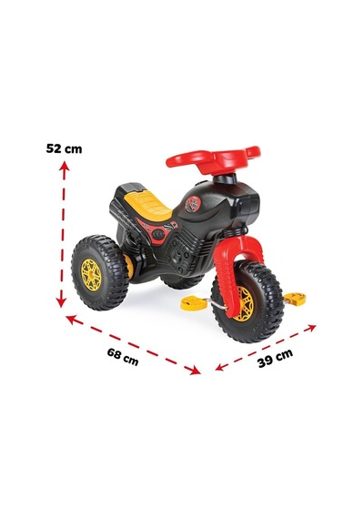 07 175 Pilsan Black Eagle Pedallı Motorsiklet Çok Renkli