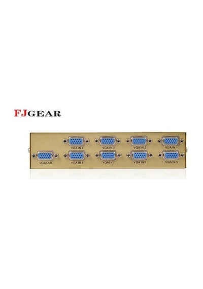 8 port vga switch  8 cihaz 1 monitör 8 kasa 1 monitör seçmeli switch