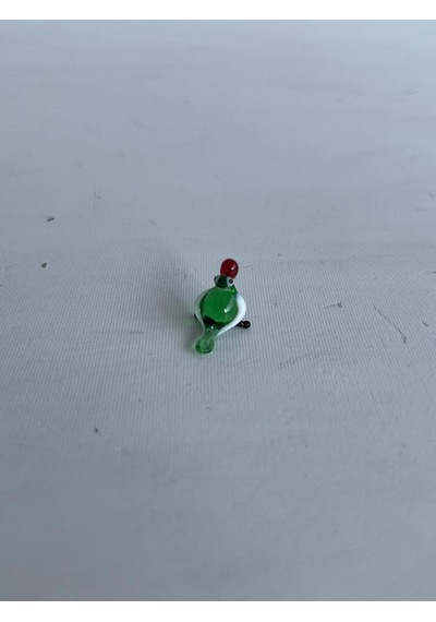 El Yapımı Mini Murano Cam Kuş Biblo A125-03