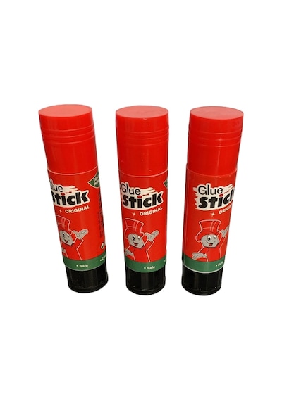 Glue Stick Original Yapıştırıcı 3'lü Paket - Okul Ve Ofis İçin Güvenli Tutkal