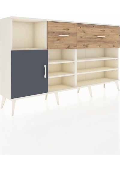 Arges Konsol 6 Raflı 2 Çekmeceli Tek Kapaklı 176x30x99 Aytaşı-antrasit/çam Antrasıt/atlas Çam - Aytası Arges Konsol 6 Raflı 2 Çekmeceli Tek Kapaklı 176x30x99 Aytaşı-antrasit/çam Antrasıt/atlas Çam - Aytası