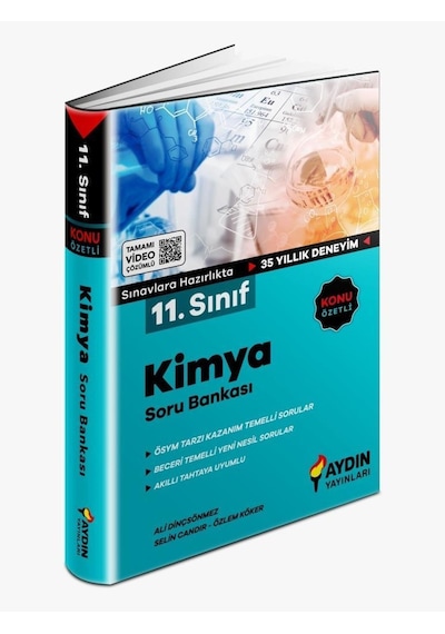11. Sınıf Kimya Konu Özetli Soru Bankası Aydın Yayınları