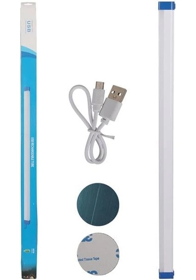 Powermaster T570 70cm 100w Çubuk Portatif Led Işıldak Şarjlı Tüp Lamba 1800mah