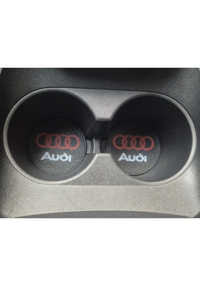 Audi Araç Bardaklık Altlığı , Audi Şişe Ve Bardak Altlığı, Audi Logolu Oto Bardaklık Altlığı