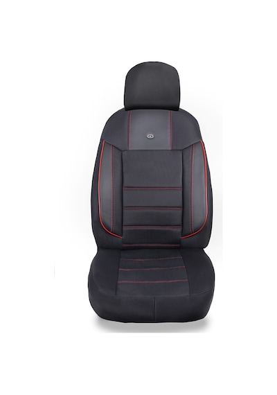 Volkswagen Golf 5 Araçlara Uyumlu Oto Koltuk Kılıfı Seti - Violet Serisi Siyah/kırmızı
