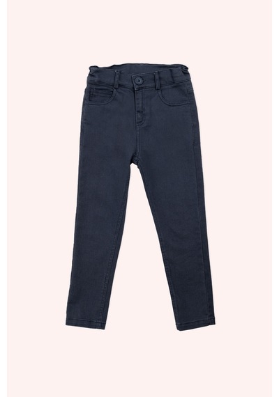 Panço Erkek Çocuk Lacivert Düğmeli Pantolon