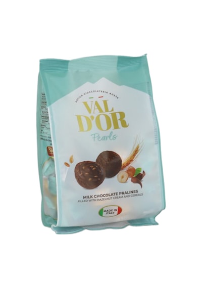 Val D Or Fındık Kremalı Ve Çıtır Gevrek Dolgulu Çikolata 250 Gr. 1 Yeşil Poşet