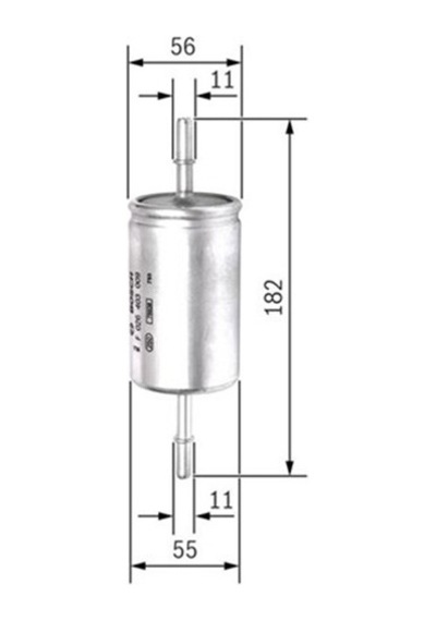 Bosch Yakıt Filtresi Focus 1.4-1.6 1.8 16v-2.0 16v-st170-rs 98-04-2.0 12 Cmax 1.6- 04-07-10 Volvo S40 F026403009