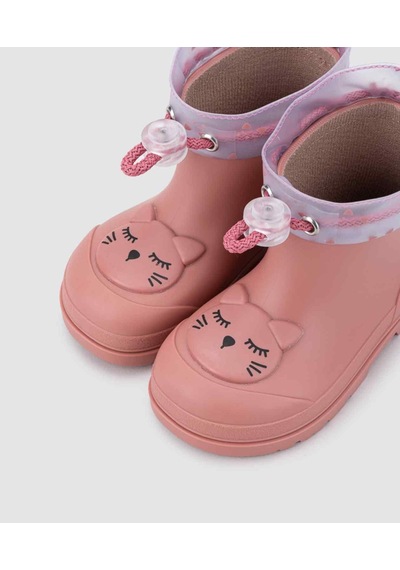 Igor Cc334 Mendi Gato Borreguito Kürklü Yağmur Çizmesi Pembe